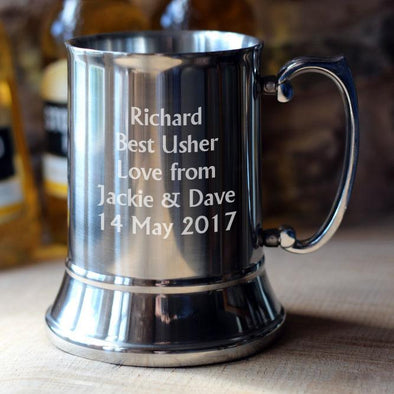 personalised tankard