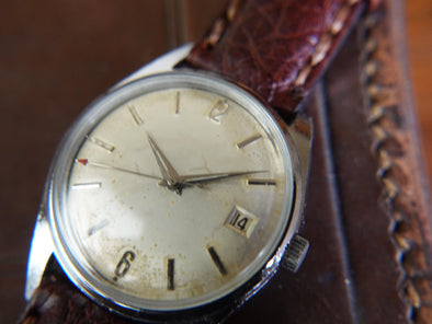 Vintage Lusina Antimagnetic 21 Jewel Mens Watch - Working