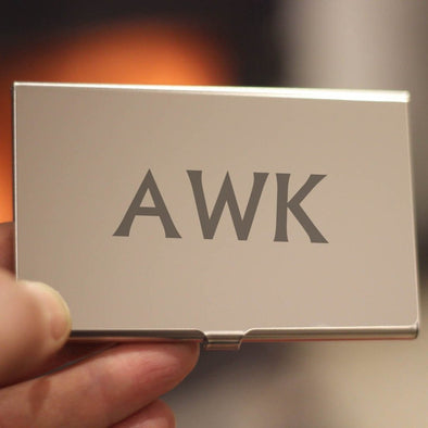 Personalised Business Card Holder - PersonalisedGoodies.co.uk