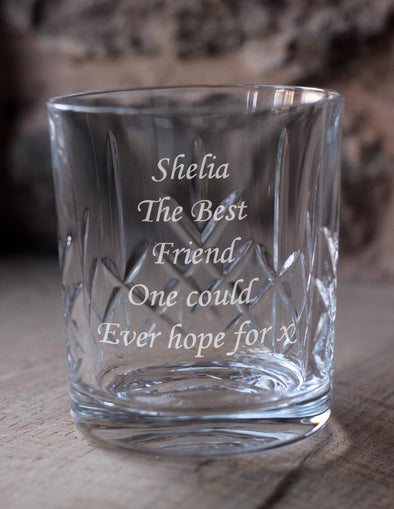 Personalised Crystal Tumbler