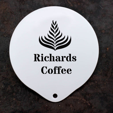 Personalised Latte Art Stencil Message - PersonalisedGoodies.co.uk