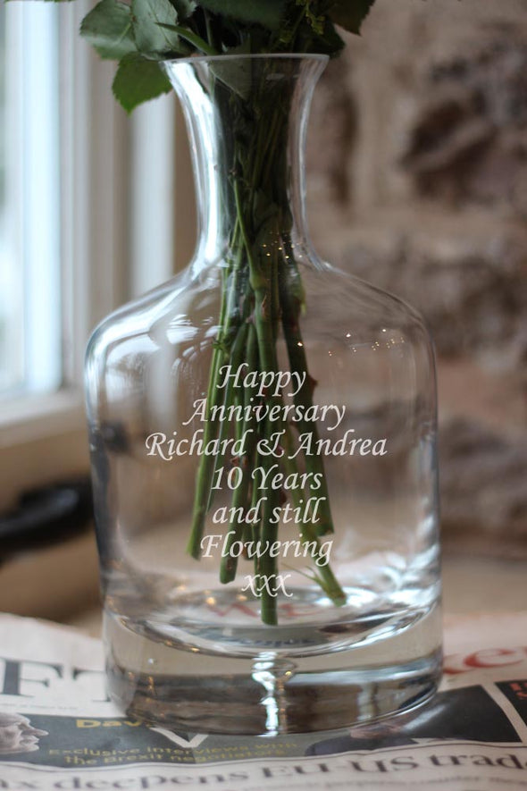 SLIGHT SECONDS Personalised Vase